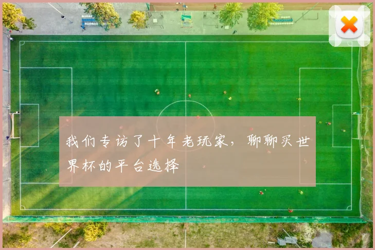 我们专访了十年老玩家，聊聊买世界杯的平台选择